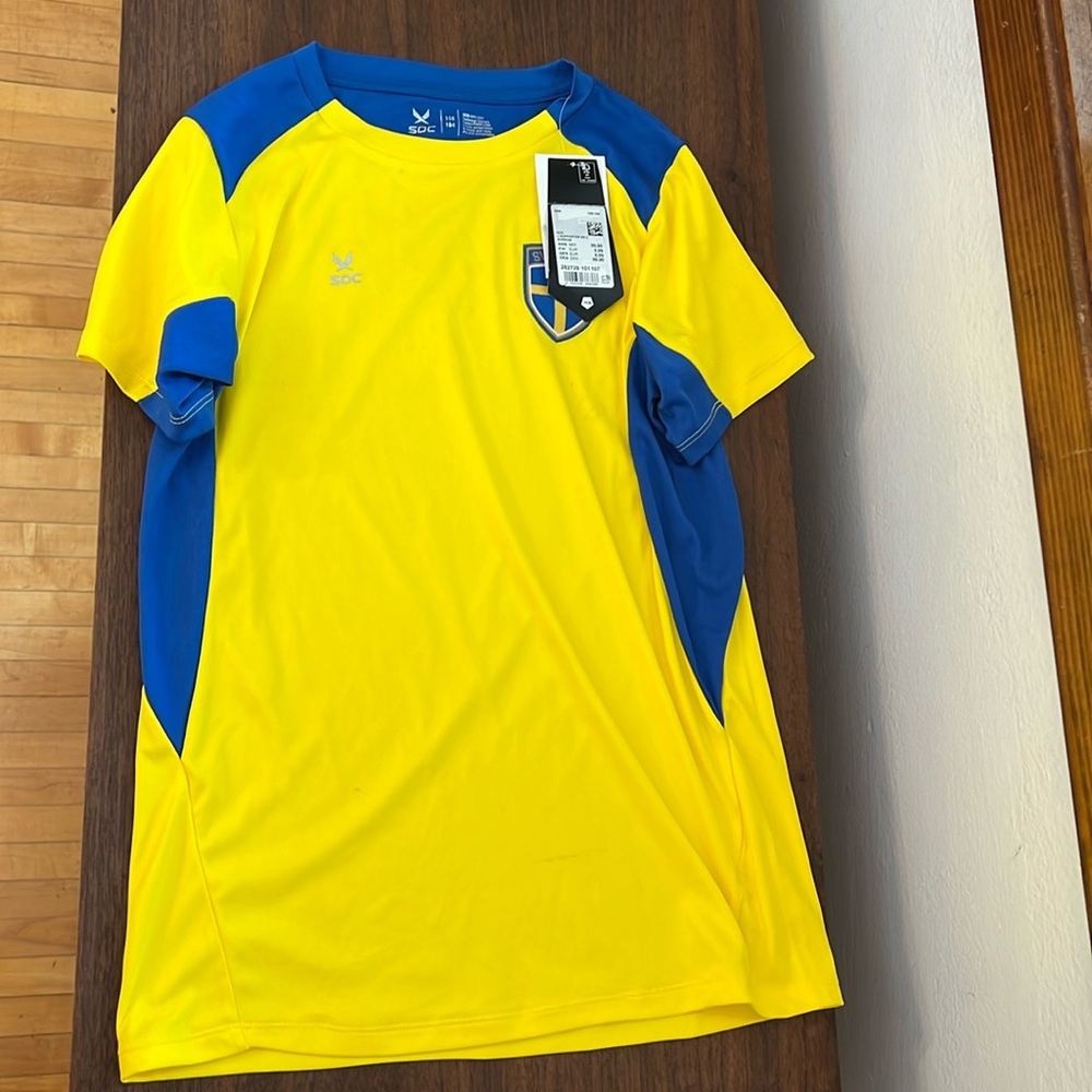 Swedish Soccer Jersey size large